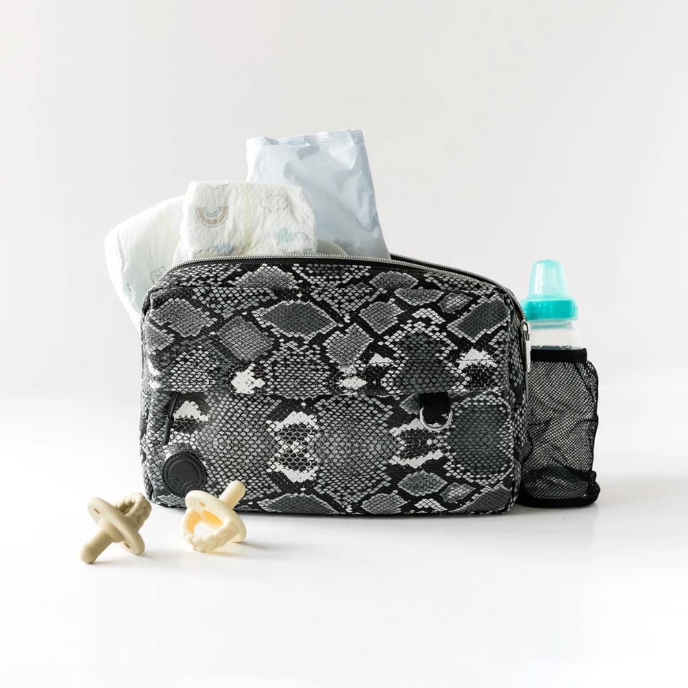 Tushbaby The Pack Crossbody in Python